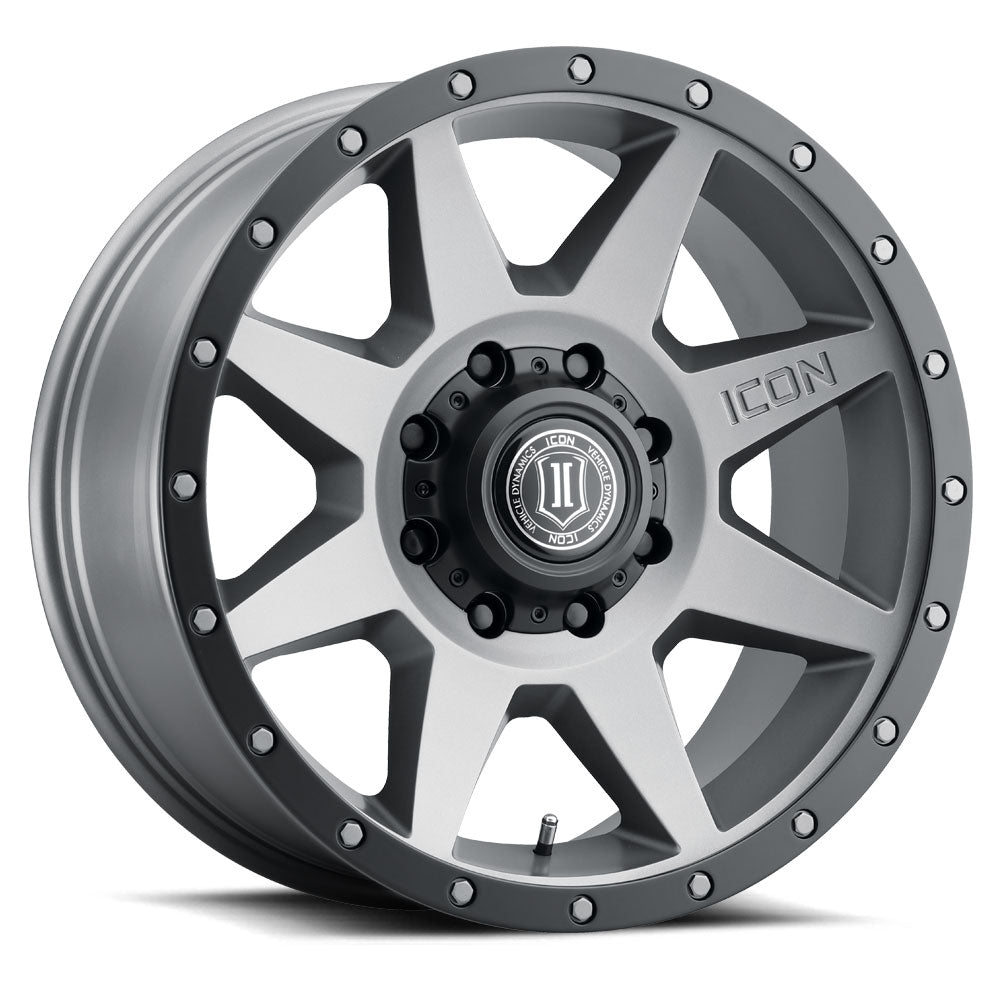 ICON Alloys Rebound, Titanium, 20 x 9 / 8 x 6.5, 12mm Offset, 5.5" Backspace