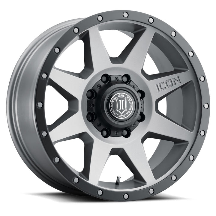 ICON Alloys Rebound, Titanium, 20 x 9 / 8 x 6.5, 12mm Offset, 5.5" Backspace