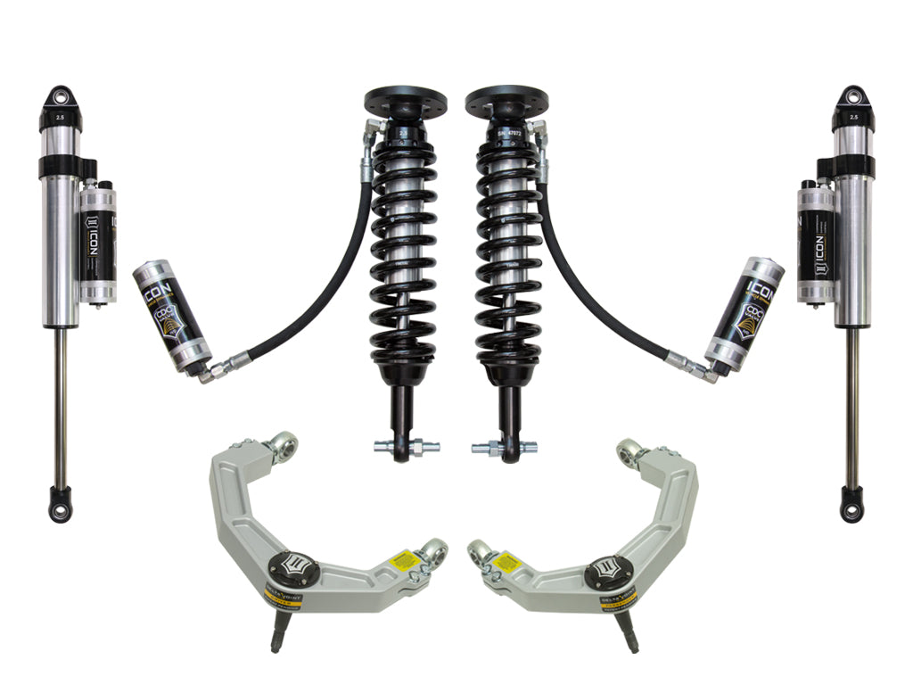 ICON 2014 Ford F-150 2WD, 1.75-2.63" Lift, Stage 5 Suspension System, Billet
