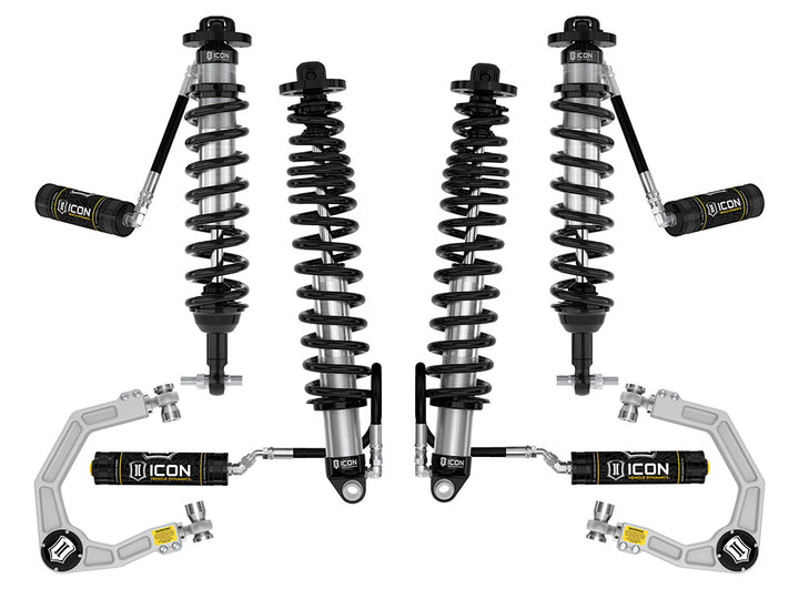 ICON 2021-2026 Ford Bronco, Non-Sasquatch, 3-4" Lift, Stage 4 Suspension System, Billet, Heavy Rate Rear Springs