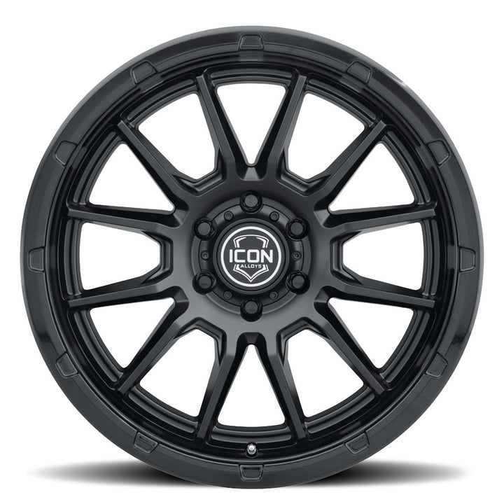 ICON Alloys Cajon, Double Black, 20 x 9 / 6 x 135, 16mm Offset, 5.625" BS