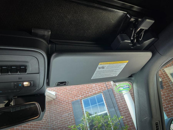 Flag Sun Visor Warning Overlays - 2021+ Bronco / 2024+ Ranger Raptor