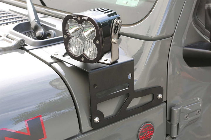 Fabtech FTS24269 Light Bracket for Jeep Wrangler and Gladiator
