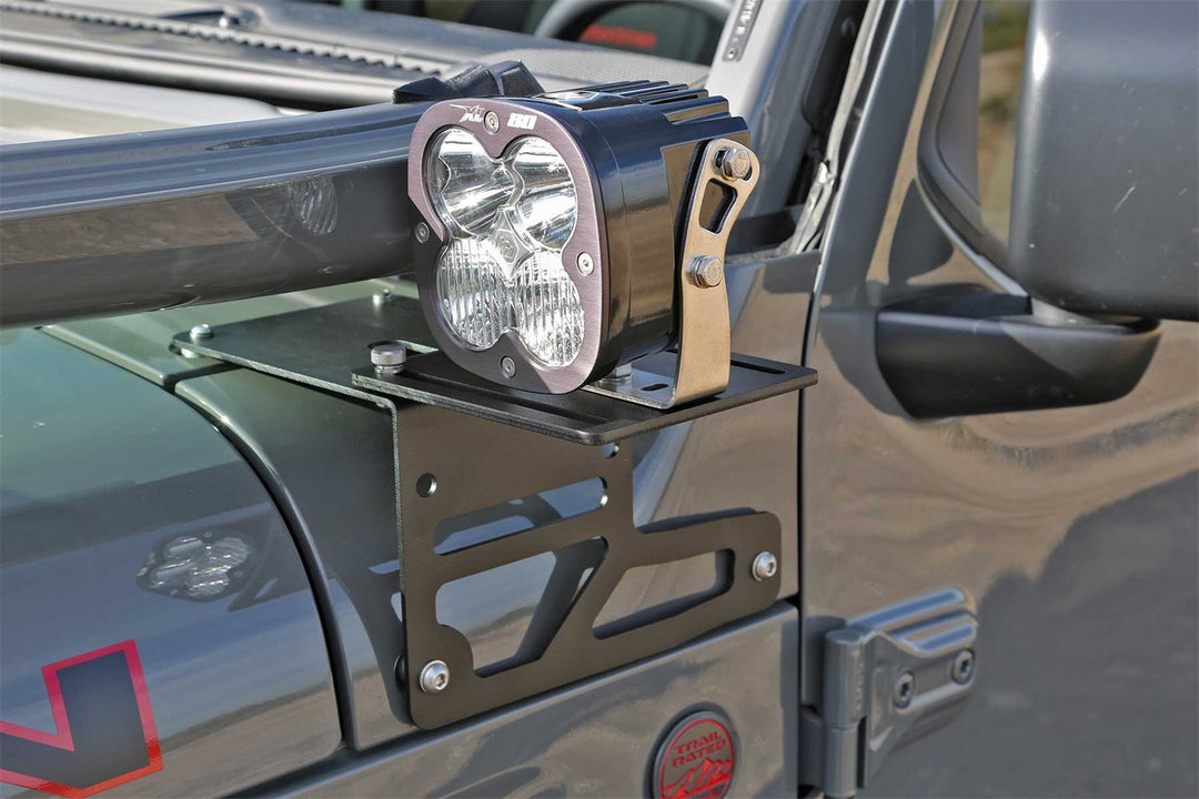 Fabtech FTS24270 Light Bracket for Jeep Wrangler and Gladiator