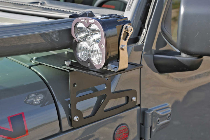 Fabtech FTS24270 Light Bracket for Jeep Wrangler and Gladiator