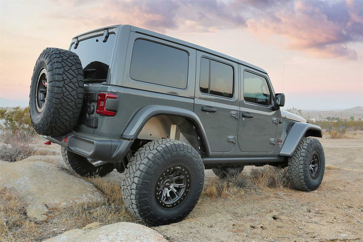 Fabtech Jeep JL Tube Fenders with LED Light Kit – Durable Steel Construction for 2018-2026 Wrangler