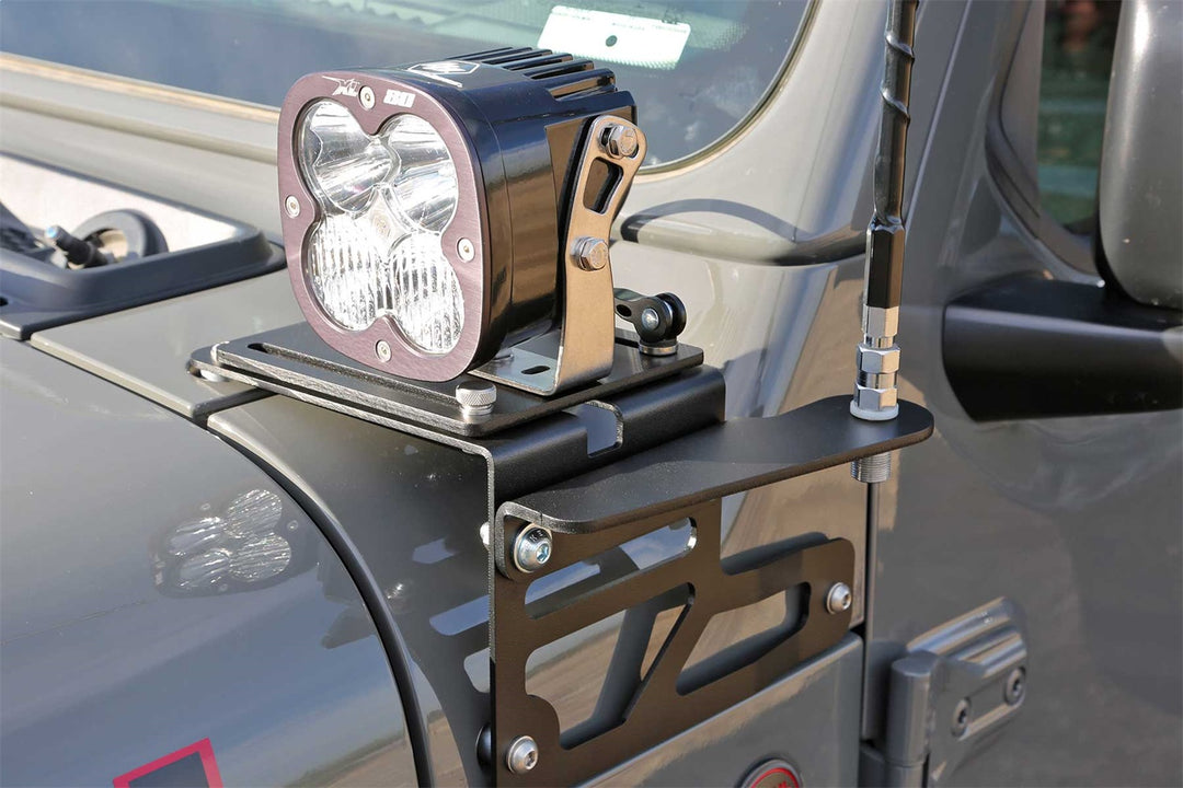 Fabtech Antenna Bracket FTS24274 for Jeep Wrangler and Gladiator