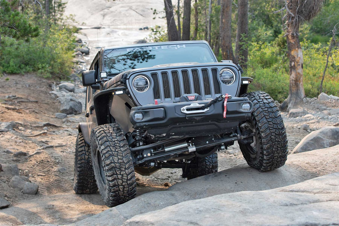 Fabtech FTS24282 Steering Stabilizer Kit for Jeep Wrangler and Gladiator