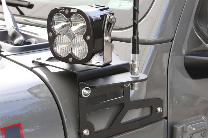 Fabtech FTS24298 Antenna Bracket for Jeep Wrangler and Gladiator