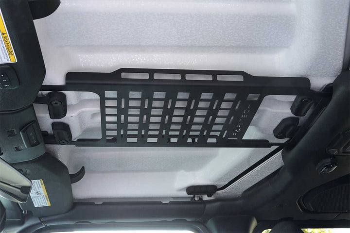 Fabtech FTS24307 Overhead Molle Cargo Rack for Jeep Wrangler and Gladiator