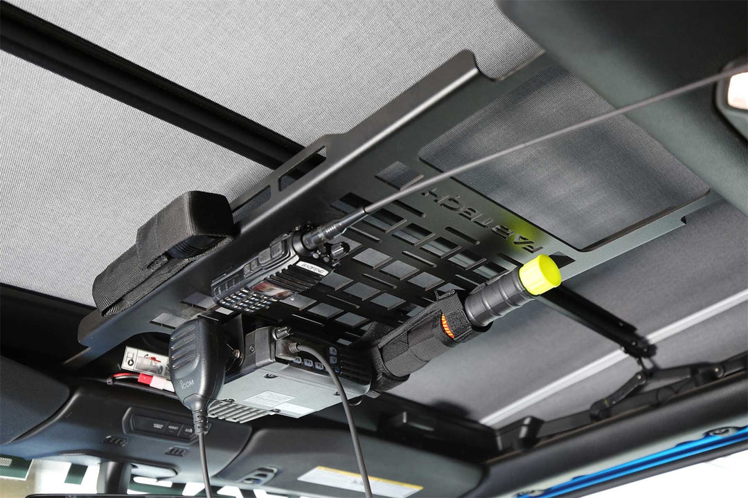 Fabtech FTS24307 Overhead Molle Cargo Rack for Jeep Wrangler and Gladiator