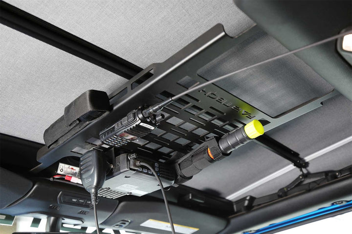 Fabtech FTS24307 Overhead Molle Cargo Rack for Jeep Wrangler and Gladiator