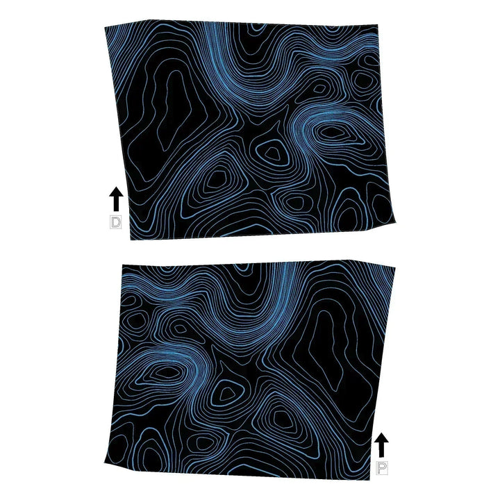 Topographic Inner Door Cup Overlays - 2024+ Tacoma / 2025+ 4Runner