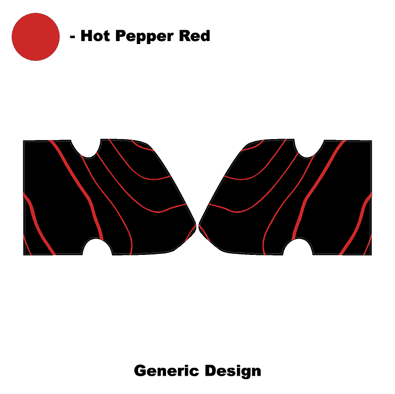 Topo Interior Door Cup Protector Kit - 2021+ Bronco