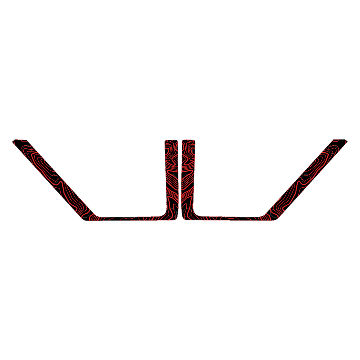 Topo Front Door Net Trim Overlay Kit (Printed Series) - 2021+ Bronco