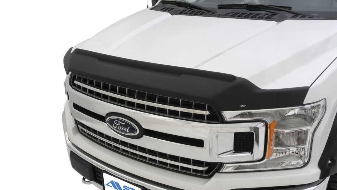 Husky Liners Aeroskin II Hood Protector Matte Black for Ford F-150 (2015-2020) – Low Profile, No Drilling Needed