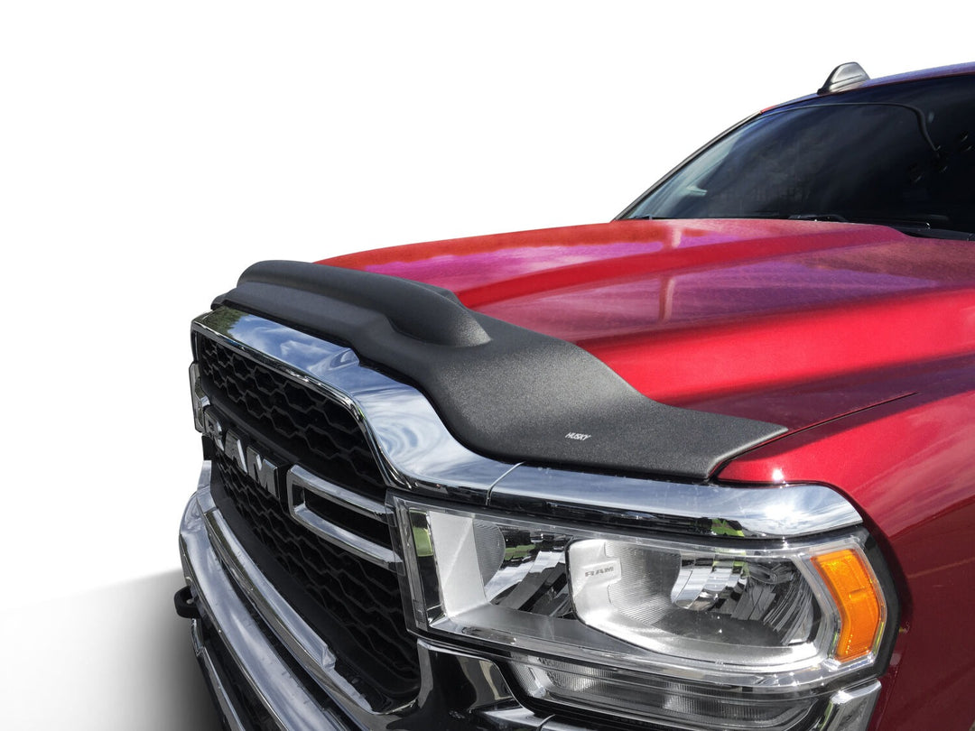 Husky Liners Aeroskin II Matte Black Hood Protector for Ram 1500 (2019-2026) – Low Profile, Raised Lip Design