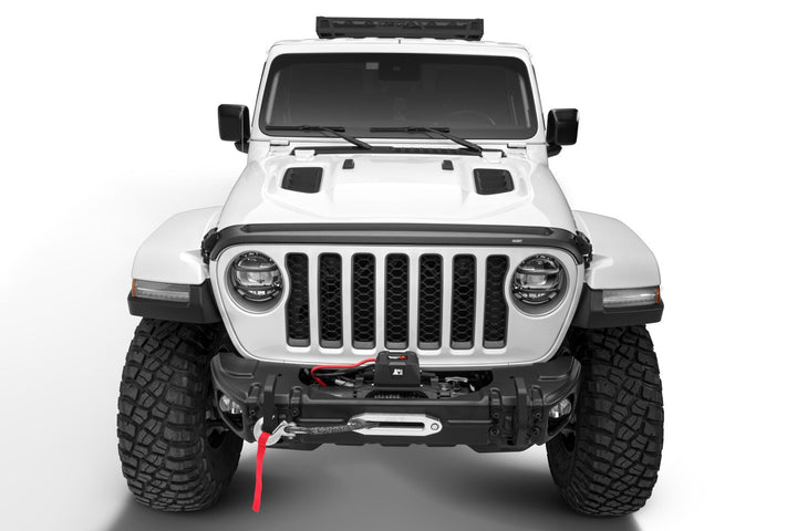 Husky Liners Aeroskin II Matte Black Hood Protector for Jeep Wrangler JK & Gladiator 2018-2023