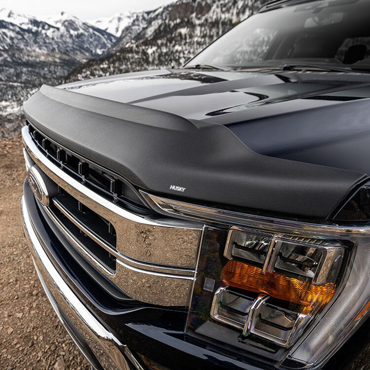 Husky Liners Aeroskin II Hood Protector Matte Black for Ford Super Duty (2012-2015)