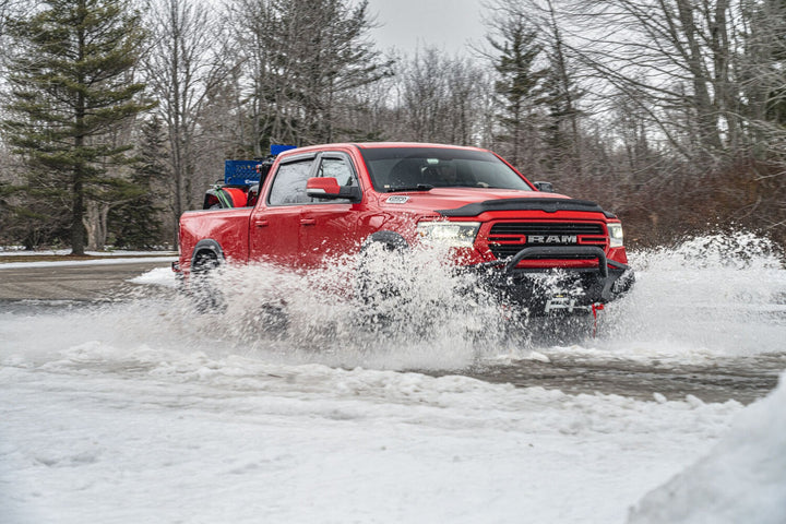 Husky Liners Aeroskin II Matte Black Hood Protector for Ram 1500 (2019-2026) – Low Profile, Raised Lip Design