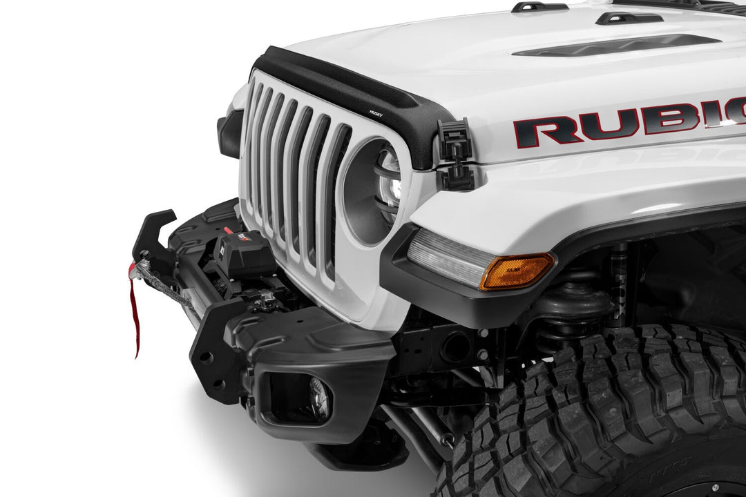 Husky Liners Aeroskin II Matte Black Hood Protector for Jeep Wrangler JK & Gladiator 2018-2023