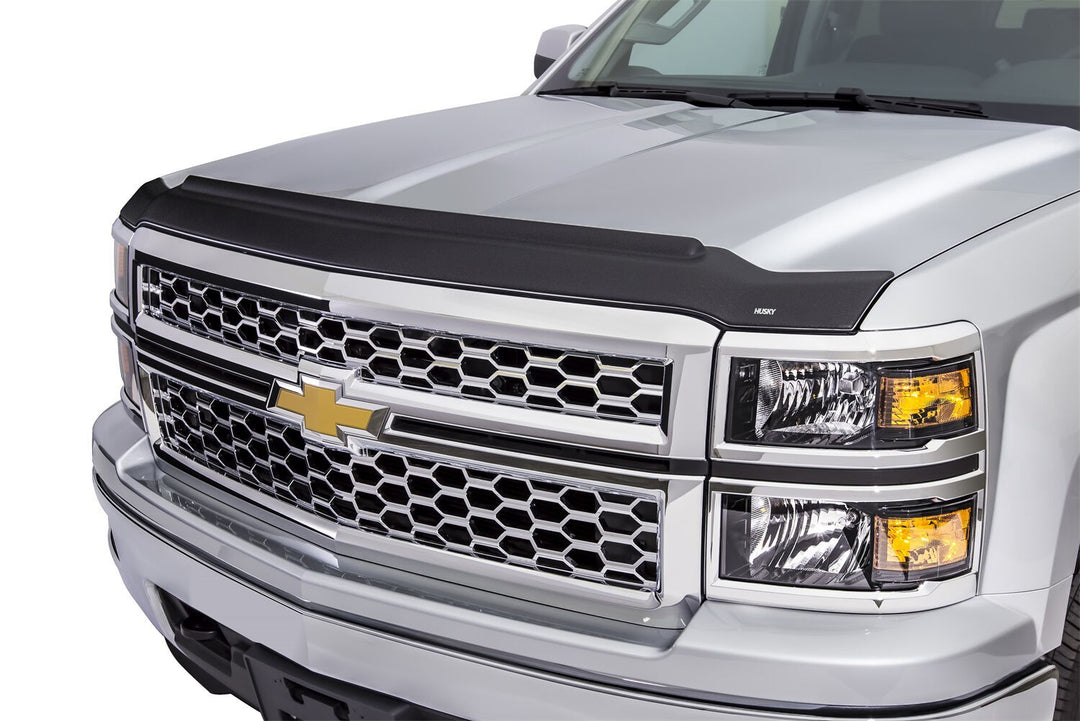 Husky Liners Aeroskin II Hood Protector Matte Black for 2015-2019 Chevy Silverado HD