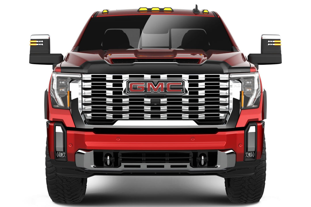 Husky Liners Aeroskin Flush Mount Smoke Hood Protector for 2024-2026 GMC Sierra 2500/3500 HD