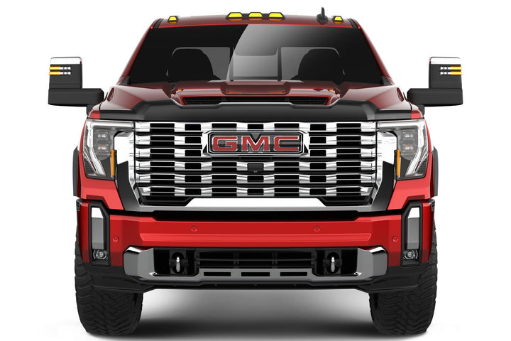 Husky Liners Aeroskin Flush Mount Smoke Hood Protector for 2024-2026 GMC Sierra 2500/3500 HD