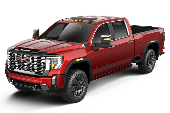 Husky Liners Aeroskin Flush Mount Smoke Hood Protector for 2024-2026 GMC Sierra 2500/3500 HD