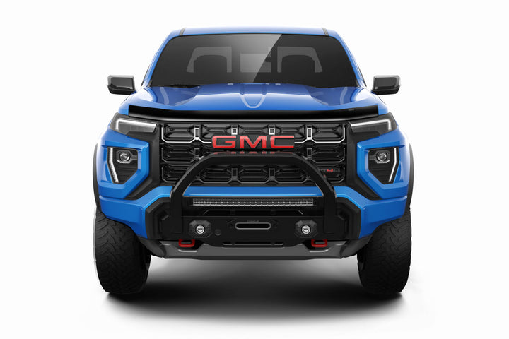 Husky Aeroskin 28400 Flush Mount Dark Smoke Hood Protector for GMC Canyon