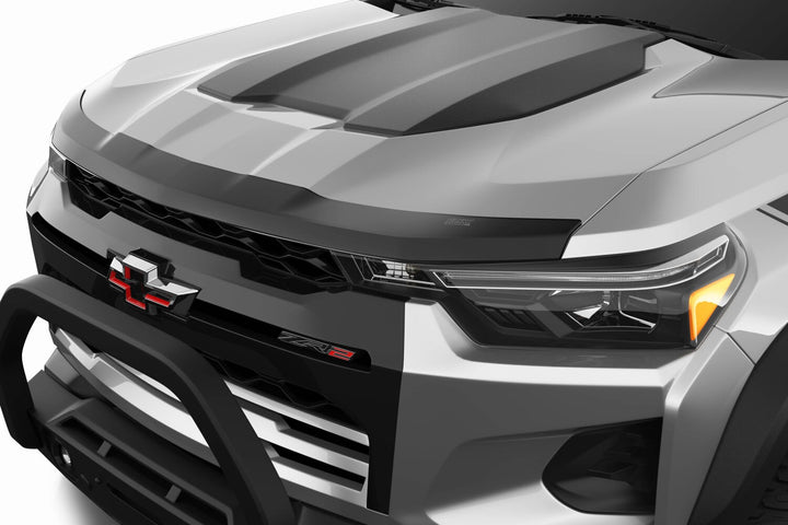 Husky Liners Aeroskin Flush Mount Dark Smoke Hood Protector for Chevrolet Colorado