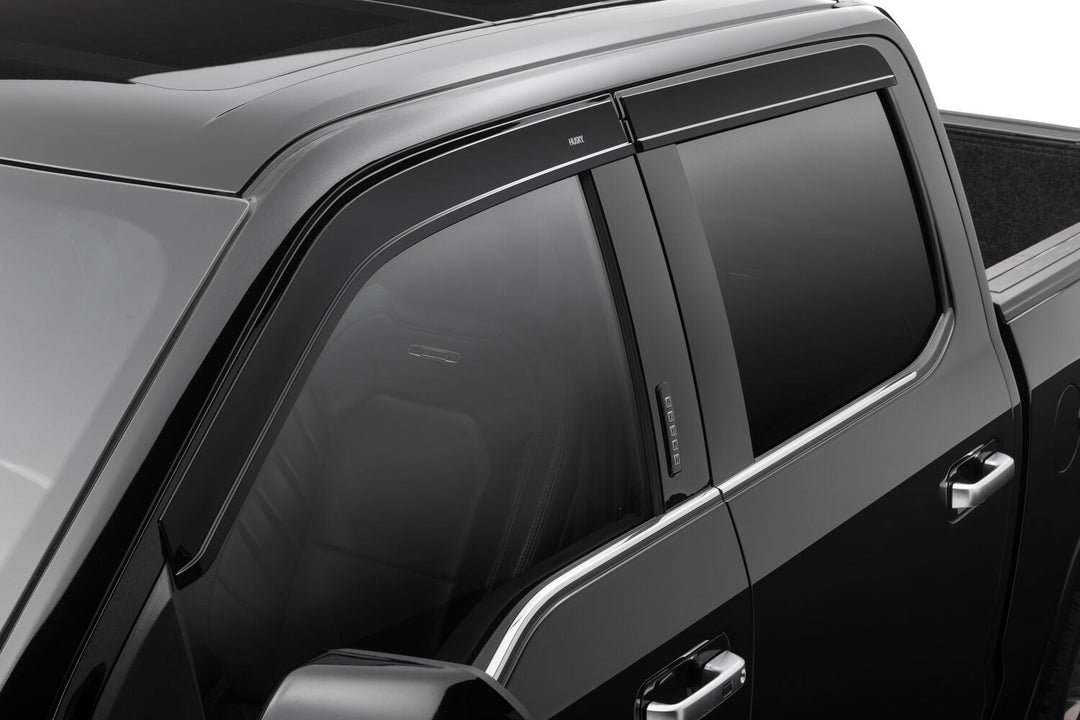 Husky Liners 2854044 Low Profile Dark Smoke Ventvisor Side Window Deflector for Ford F-150 and Super Duty Models