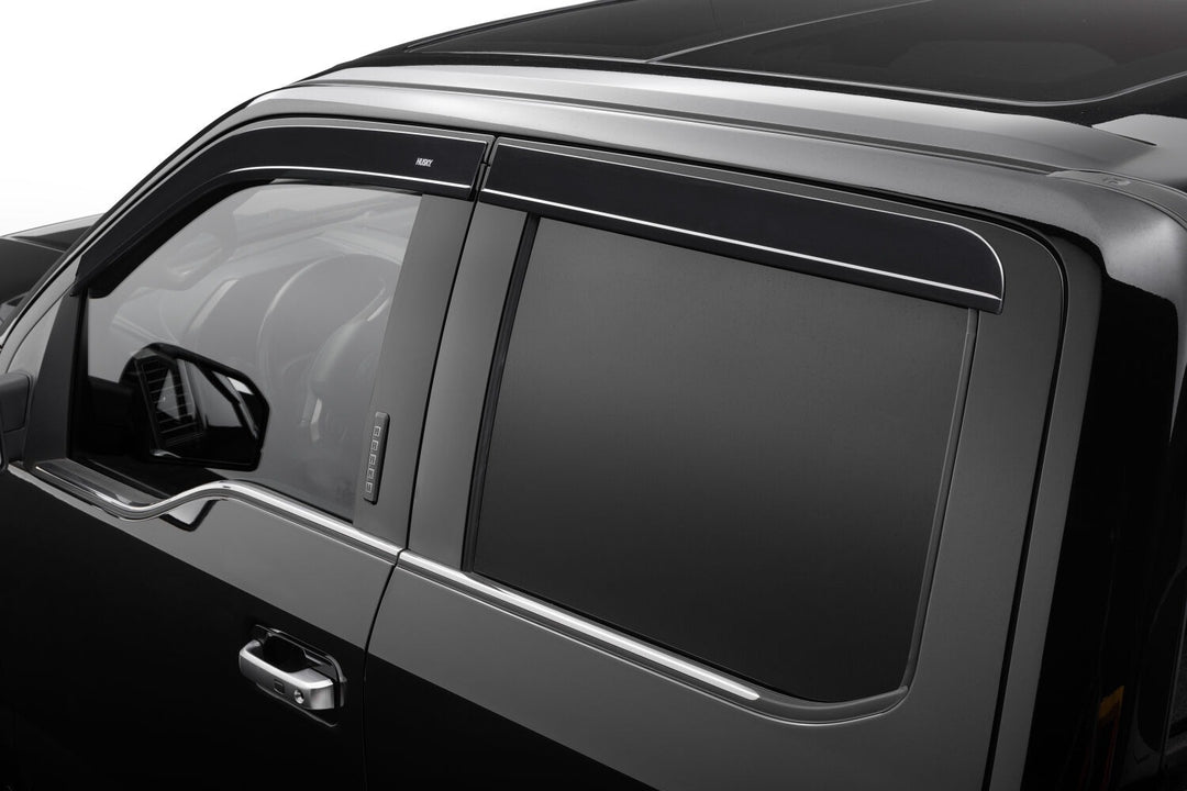Husky Liners 2854044 Low Profile Dark Smoke Ventvisor Side Window Deflector for Ford F-150 and Super Duty Models