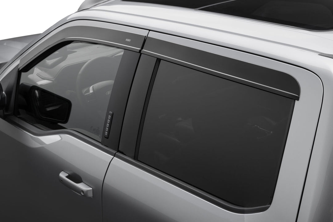 Husky Liners 2854044 Low Profile Dark Smoke Ventvisor Side Window Deflector for Ford F-150 and Super Duty Models