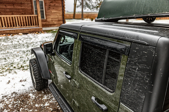 Husky Liners 2854066 Low Profile Ventvisor Smoke for Jeep Wrangler Unlimited (2018-2024)