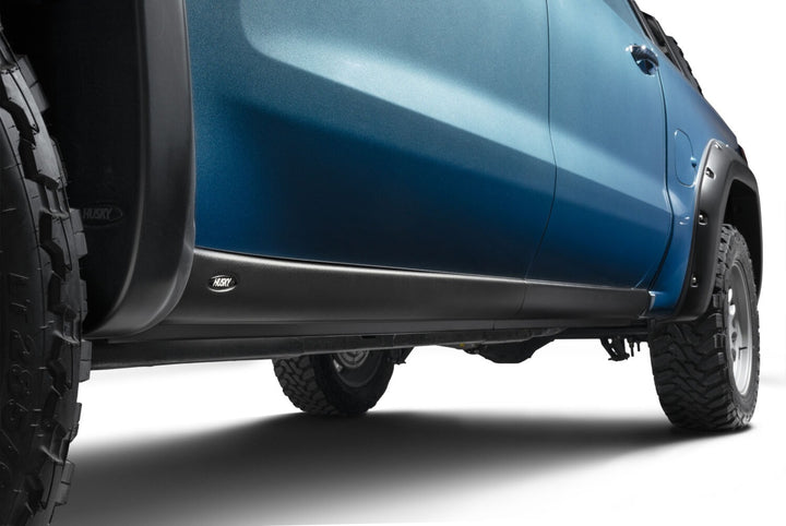 Husky Liners 2874102 Black Trail Armor Rocker Panel and Sill Plate Covers for 2019-2023 Chevrolet and GMC Silverado/Sierra 1500 Crew Cab