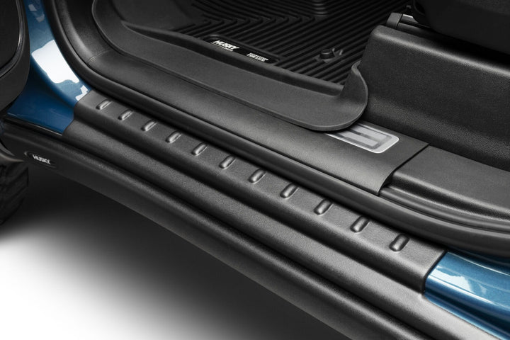 Husky Liners 2874102 Black Trail Armor Rocker Panel and Sill Plate Covers for 2019-2023 Chevrolet and GMC Silverado/Sierra 1500 Crew Cab