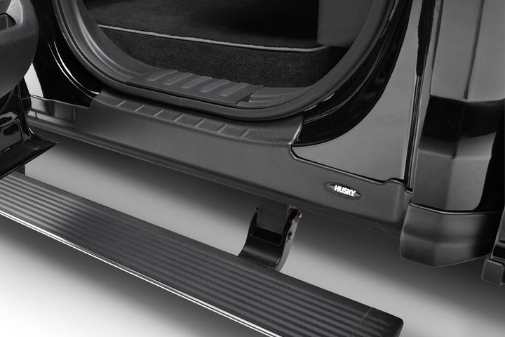 Husky Liners 2874066 Black Trail Armor Rocker Panel and Sill Plate Covers for Ford F-150, F-250, F-350, and F-450 Super Duty Crew Cab