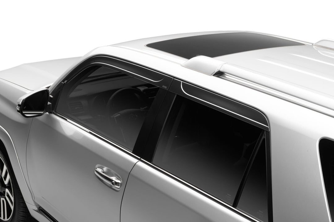 Husky Liners 2854027 Low Profile Dark Smoke Ventvisor Side Window Deflector for Toyota 4Runner (2010-2023) - 4 Piece Set