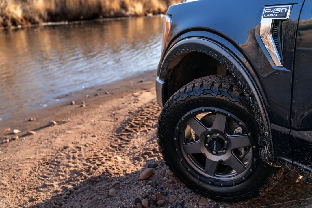 Husky Liners OE Style Fender Flares Black Smooth Finish 4-Piece Set 2802962 for Ford F-150