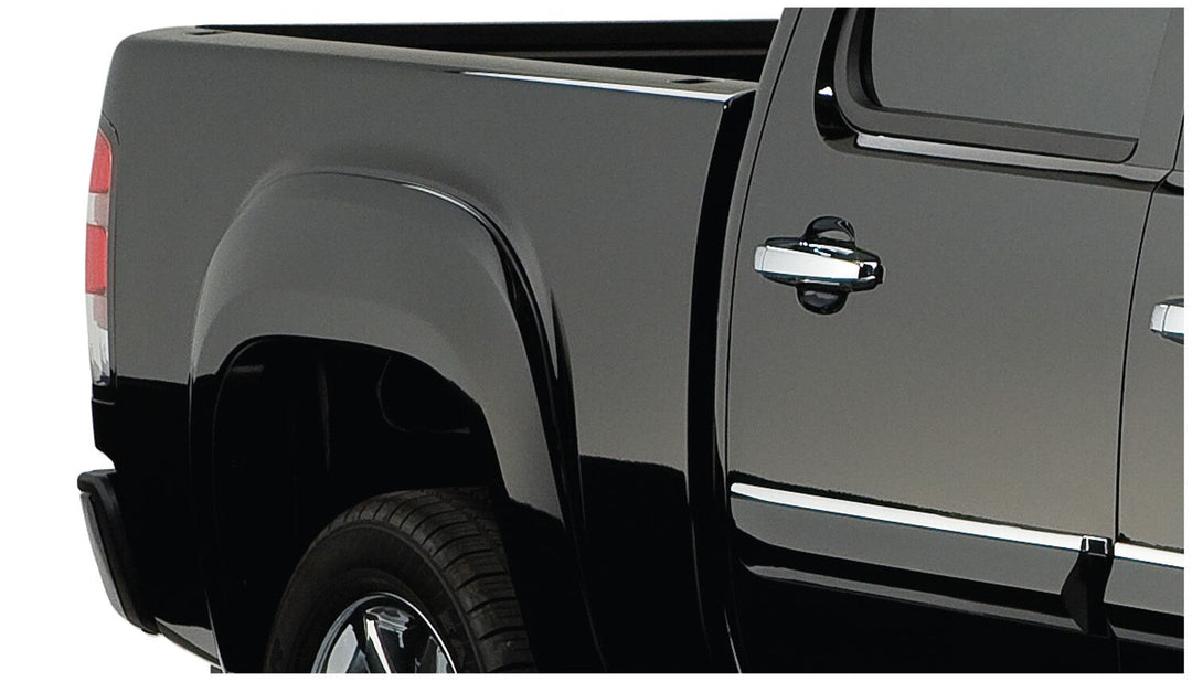 Husky Liners OE Style Fender Flares Black Smooth Finish 4-Piece Set for GMC Sierra