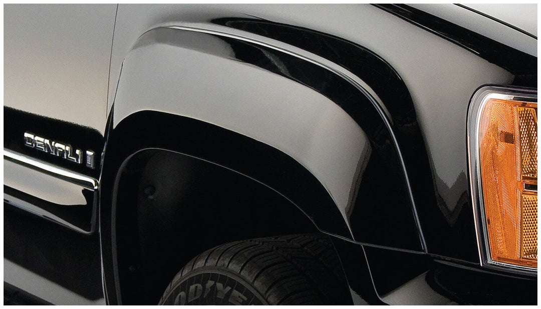 Husky Liners OE Style Fender Flares Black Smooth Finish 4-Piece Set for GMC Sierra
