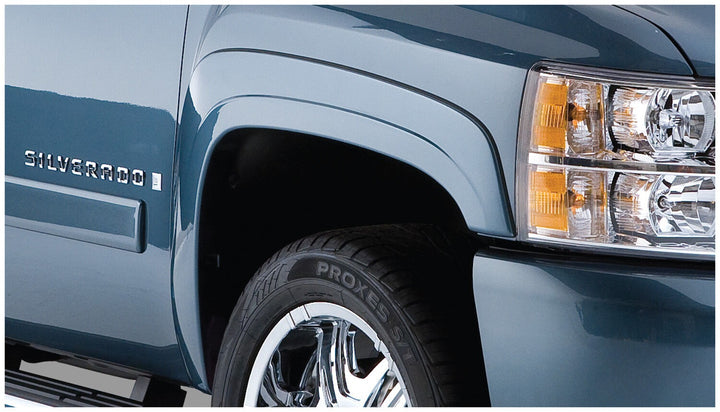 Husky Liners OE Style Fender Flares Black Smooth Finish 4-Piece Set for Chevrolet Silverado 1500