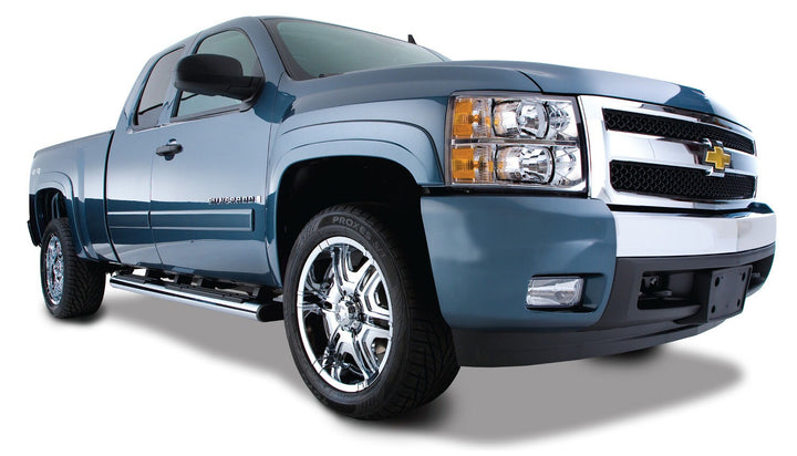 Husky Liners OE Style Fender Flares Black Smooth Finish 4-Piece Set for Chevrolet Silverado 1500