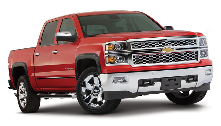 Husky Liners OE Style Fender Flares Black Smooth Finish 4-Piece Set for Chevy Silverado