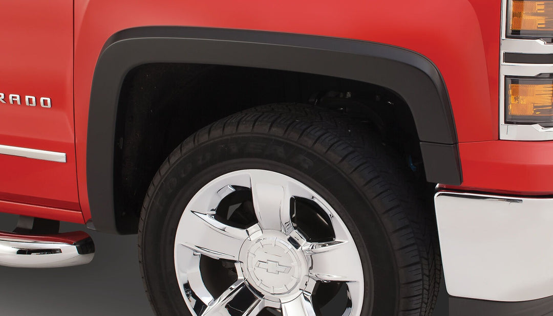 Husky Liners OE Style Fender Flares Black Smooth Finish 4-Piece Set for Chevy Silverado