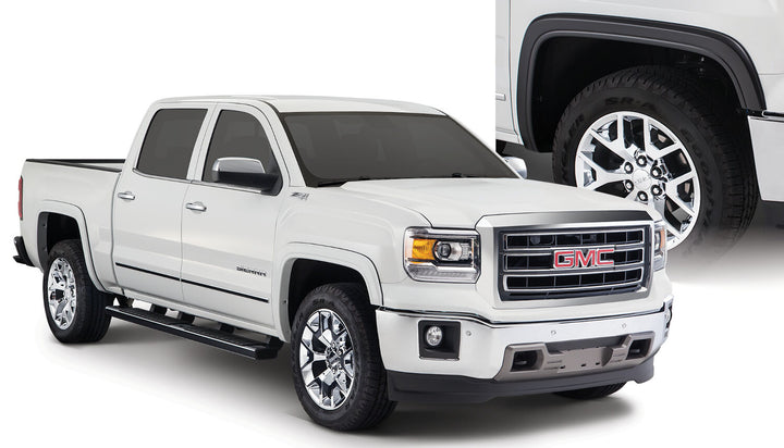 Husky Liners OE Style Fender Flares Black Smooth Finish 4-Piece Set for GMC Sierra 1500
