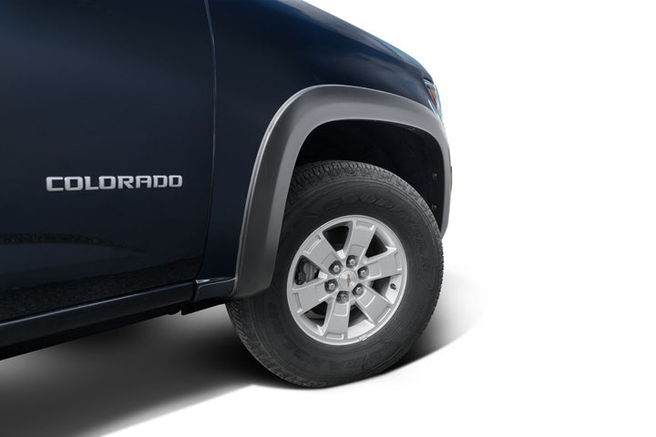 Husky Liners OE Style Fender Flares Black Smooth Finish 4-Piece Set for Chevrolet Colorado