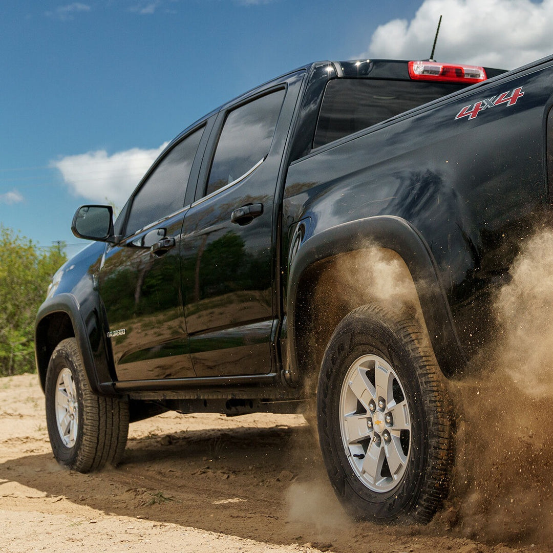 Husky Liners OE Style Fender Flares Black Smooth Finish 4-Piece Set for Chevrolet Colorado