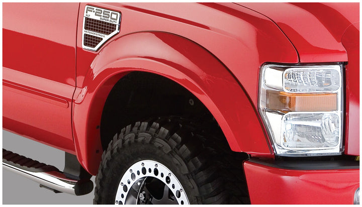 Husky Liners OE Style Fender Flares Black Smooth Finish 4-Piece Set for Ford Super Duty 2008-2010